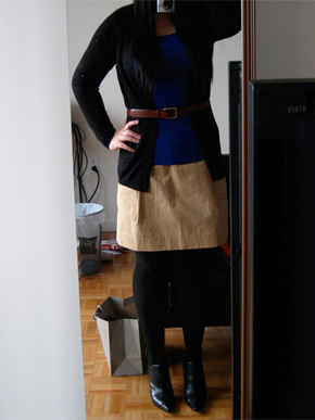 J.Crew Cotton Nico Skirt - Fall Style