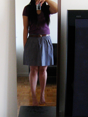 J.Crew Poplin Wednesday Skirt