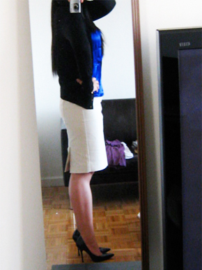 J.Crew Double Serge Pencil Skirt