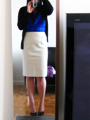 J.Crew Double Serge Pencil Skirt