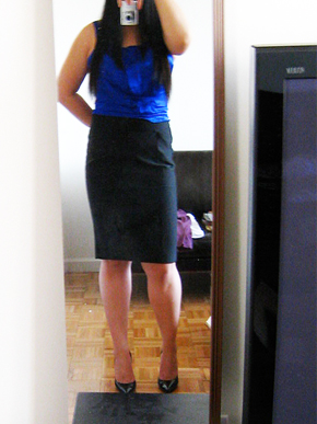 J.Crew Double Serge Pencil Skirt