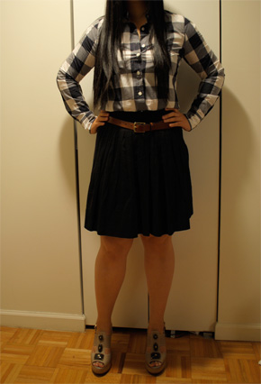 J.Crew Giant Gingham Shirt