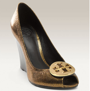 Tory Burch Julianne Peep Toe Wedge