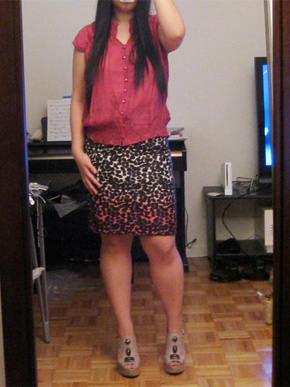 J.Crew Wildcat Ombre Pencil Skirt J.Crew Wildcat Ombre Pencil Skirt