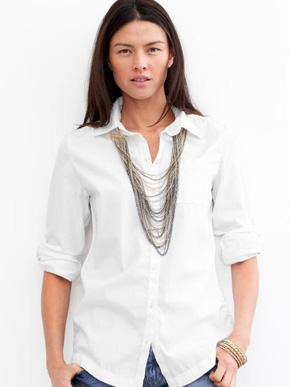 Banana Republic Essential Boyfriend Shirt