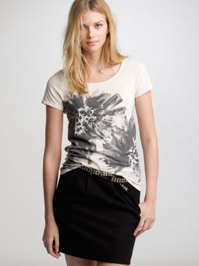 J.Crew Flower Sketch Tee J.Crew Flower Sketch Tee