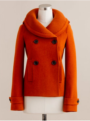 J.Crew Stadium-Cloth Sasha Peacoat