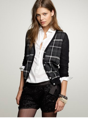 J.Crew Plaid Boyfriend Cardigan J.Crew Plaid Boyfriend Cardigan